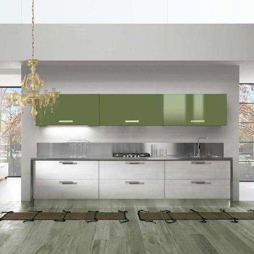 Cuisine contemporaine - VENUS COLORS - CIESSE CUCINE SRL - en stratifié / en L / avec poignée