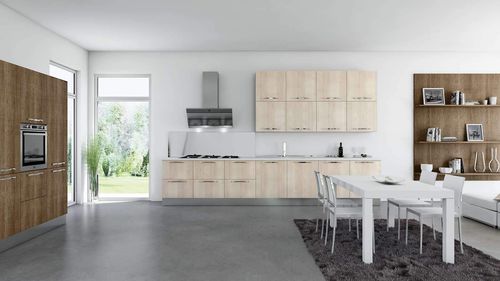 Cuisine contemporaine - ALISIA - CIESSE CUCINE SRL - en contreplaqué / en L / en U