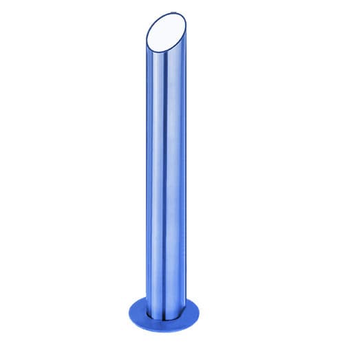Borne pour lecteur de carte - NU POST14S - Nundlab, Inc. - en inox / haute / d'extérieur