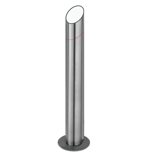 Borne pour lecteur de carte - NU POST14X - Nundlab, Inc. - en inox / haute / d'extérieur