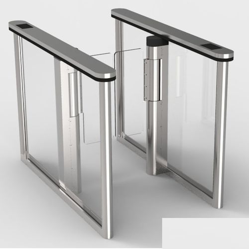 Couloir rapide pour contrôle d'accès automatique - NU 16020 FG - Nundlab, Inc. - en verre / de sécurité / en acier inoxydable