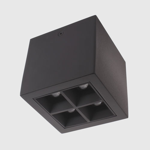 Plafonnier contemporain - ICONIC-N-Q4 - Evorino - carré / en fonte d'aluminium / à LED
