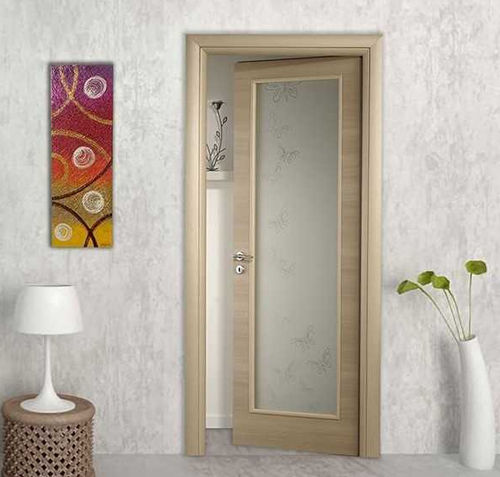 Porte d'intérieur - 8 series - FIP PORTE - en placage de bois / battante / contemporaine
