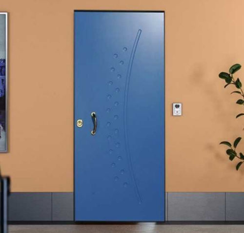Porte d'entrée - PANTOGRAPH - FIP PORTE - en acier / battante / contemporaine