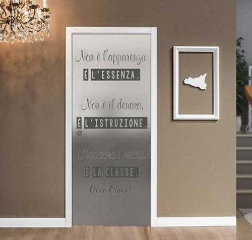 Système à galandage pour porte coulissante en verre - FIP PORTE