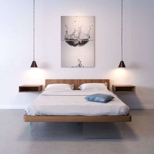 Lit flottant - FIP PORTE - double / simple / contemporain