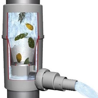 Tuyau de descente des eaux pluviales en plastique - DE LUXE GREY - GRAF International - recyclable