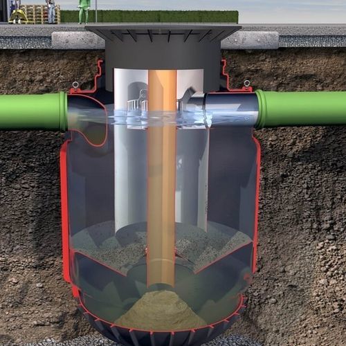 Séparateur à hydrocarbures en polyéthylène haute densité (PEHD) - ECOLOOP SAPHIR - GRAF International