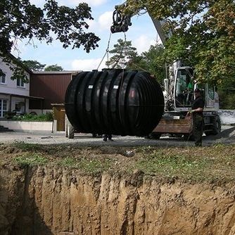 Citerne de récupération d'eau de pluie - CARAT S - GRAF International - de stockage des eaux usées / souterrain