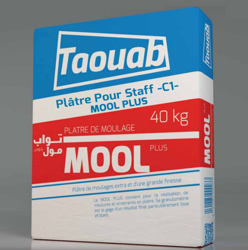 Enduit décoratif - MOOL PLUS - Taouab - de finition / d'intérieur / pour plâtre