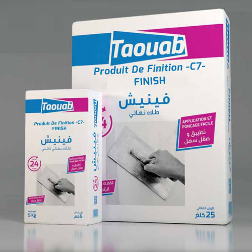 Enduit de finition - C7 - Taouab - intérieur / pour mur / pour béton