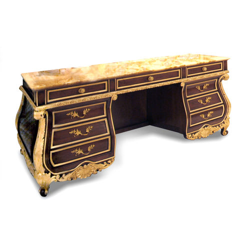 Bureau sur pied - G404.03 - Francesco Molon - de style / en marbre / avec tiroir