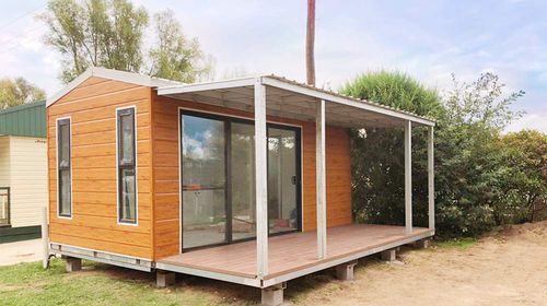 Maison mobile - FOLDABLE CABIN - NingBo DeepBlue Smarthouse Co.,LTD. - contemporaine / studio / ossature métallique