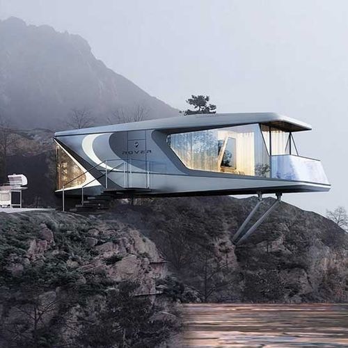 Maison flottante - ROVER - NingBo DeepBlue Smarthouse Co.,LTD. - contemporaine / de plain-pied / ossature métallique