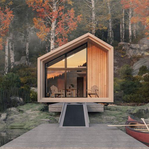 Maison préfabriquée - WALNUT CREAK - NingBo DeepBlue Smarthouse Co.,LTD. - contemporaine / de plain-pied / ossature métallique