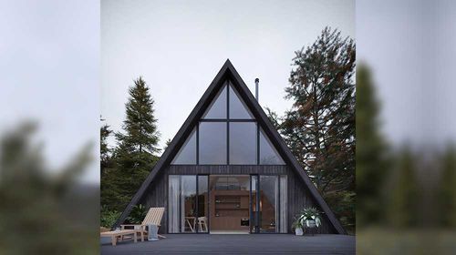 Maison préfabriquée - A-FRAME BEACH - NingBo DeepBlue Smarthouse Co.,LTD. - moderne / de plain-pied / en bois