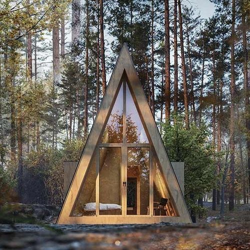 Maison préfabriquée - A-FRAME PRAIRIE - NingBo DeepBlue Smarthouse Co.,LTD. - contemporaine / moderne / de plain-pied