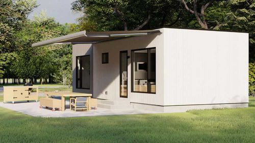 Maison préfabriquée - GARDEN - NingBo DeepBlue Smarthouse Co.,LTD. - contemporaine / de plain-pied / en bois