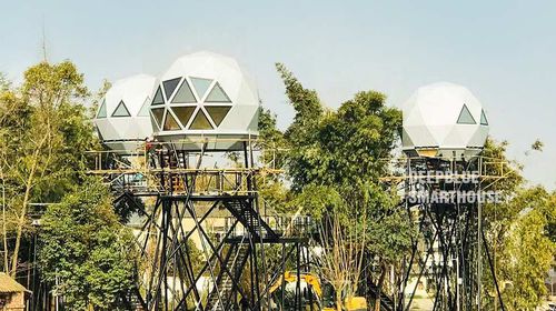 Maison sur l'arbre - DOME - NingBo DeepBlue Smarthouse Co.,LTD. - contemporaine / en acier / résidentielle