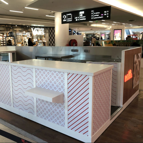 Kiosque de galerie marchande - NOVAKORNER - NOVAKIOSK MODULARYS - commercial / d'intérieur / en acier