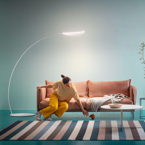 Lampe sur pied - DIPHY  - Stilnovo - en métal peint / en PMMA / contemporaine