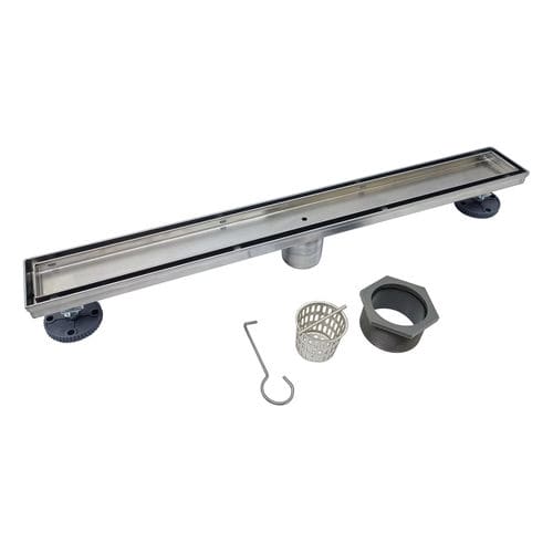 Caniveau de douche en acier inox - TILE-IN - Aluids Krome