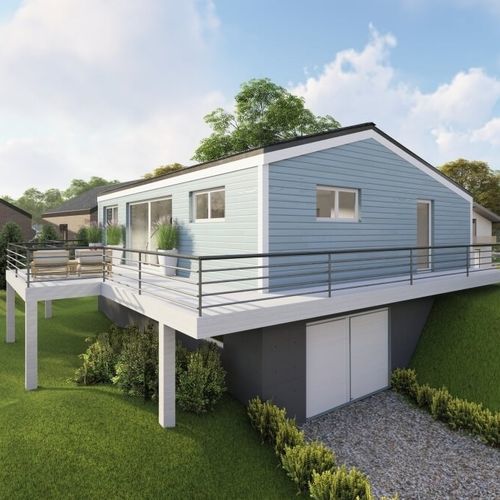 Maison préfabriquée - FRANCE 94 - Frame House group Sia - écologique / passive / contemporaine