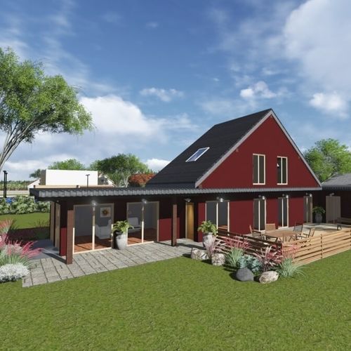 Maison préfabriquée - VILLA ALHENA - Frame House group Sia - écologique / passive / contemporaine