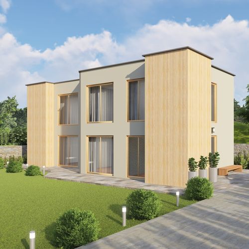 Maison préfabriquée - VILLA ELECTRA - Frame House group Sia - écologique / passive / contemporaine