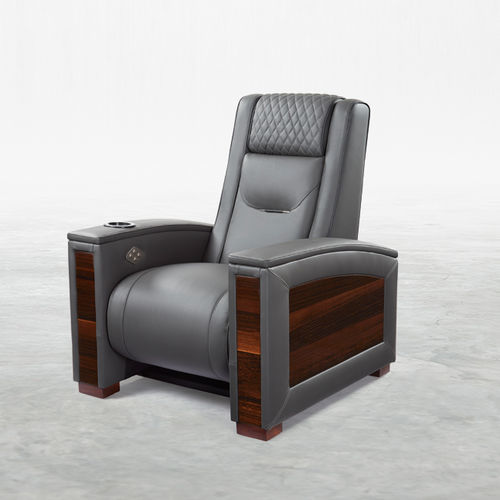 Fauteuil de cinéma en cuir - GENESIS - KARLSSON SEATING LTD. - résidentiel / noir / avec repose-tête