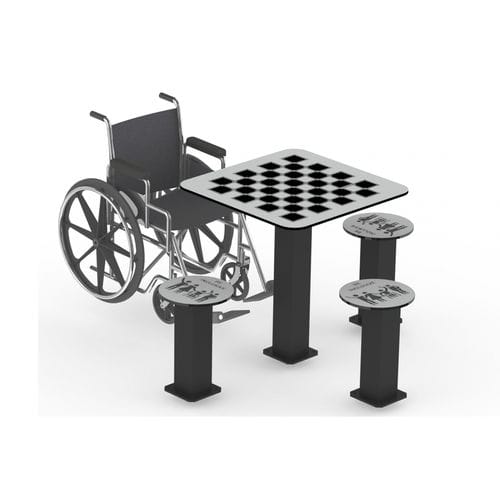 Table d'échecs d'extérieur - ME XHD - Veco Urban Design - contemporaine / pour espace public / en HPL