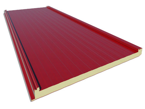 Panneau sandwich isolant pour toiture - TRANSFORMADOS Y ACCESORIOS DEL SUR, S.L - 2 faces métalliques / âme en polyuréthane PUR / léger