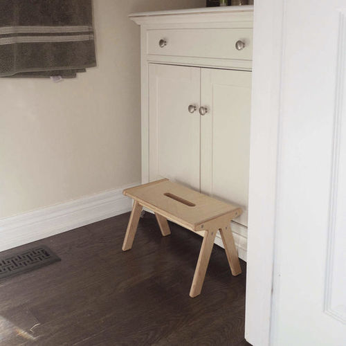 Tabouret contemporain - One Step - All Circles - en bois / avec piètement en bois / pour enfant