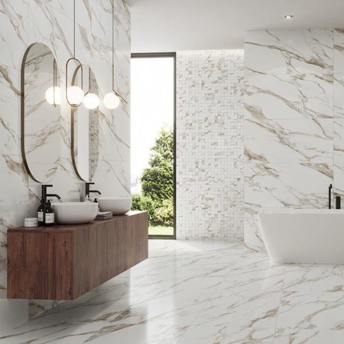 Carrelage en grès cérame - BORGUINI - KTL Ceramica - poli / brillant / d'intérieur