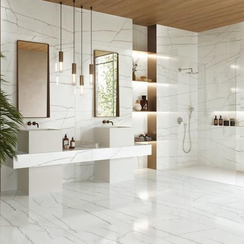 Carrelage en grès cérame - SANNINE - KTL Ceramica - poli / satiné / d'intérieur