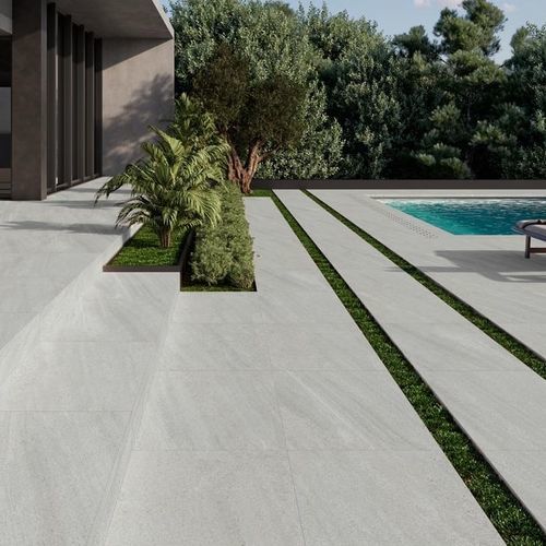 Carrelage en grès cérame - CARLEEN - KTL Ceramica - mat / à relief / d'extérieur