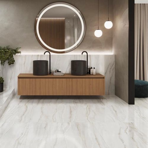 Carrelage en grès cérame - MIST - KTL Ceramica - en pierre naturelle / mat / poli