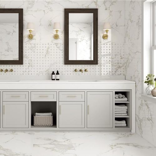 Carrelage en porcelaine - VARENNA - Vitacer - brillant / satiné / d'intérieur