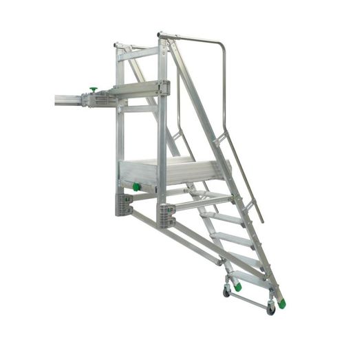 Échelle avec plateforme d'accès - BINARY - Facal - pour trappe de toit / coulissante / en aluminium