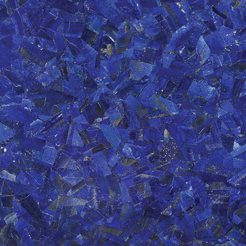 Plaque de pierre en quartz - LAPIS LAZULI - Fiorantina Stone - pour agencement intérieur / polie / bleue