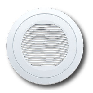 Grille de ventilation en plastique - VM UN 9002 BR - Globovac Ltd - ronde / d'intérieur / résidentielle