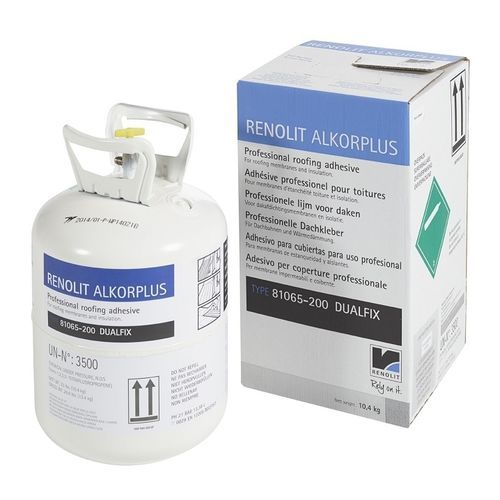 Colle à base de polyuréthane - DUALFIX - RENOLIT ALKORPLAN - pour panneau isolant