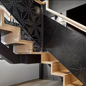 Balustrade en aluminium - Alumideas Co.,Ltd. - à panneau / d'intérieur / pour escalier