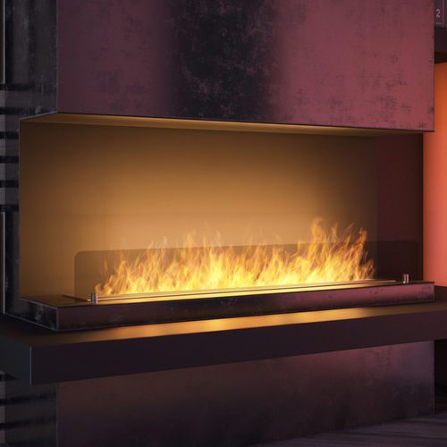 Cheminée au bioéthanol - BRINDISI - Divina Fire - à encastrer / sans conduit / à 3 faces