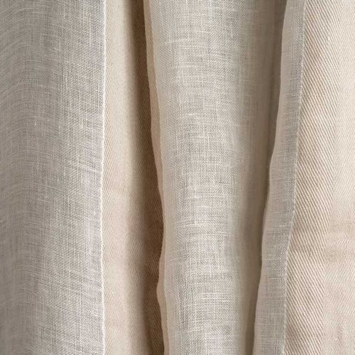Tissu pour voile d'ombrage - MIRADA - BLOOMING - à rayures / en lin / lavable