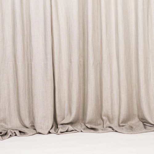 Tissu pour rideaux - PLEIADI - BLOOMING - uni / en viscose / en PES