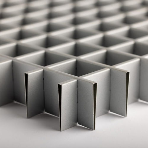 Faux-plafond en aluminium - DELTACEIR - ceir - en panneaux / en îlot / pour bureau