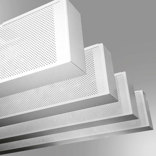Baffle acoustique en aluminium - ceir - en acier / suspendu / rectangulaire