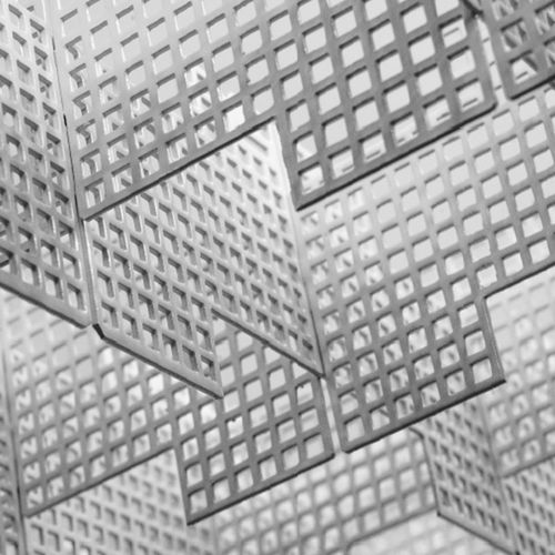 Faux-plafond en aluminium - MONOLAMA QRy - ceir - en lames / en panneaux / pour intérieur