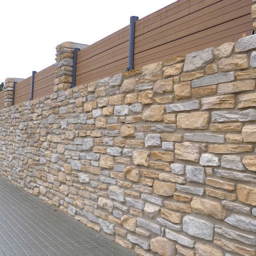 Parement en pierre -  TYROL - Thermostone - intérieur / extérieur / à coller